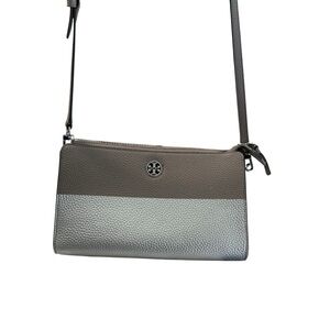 Tory Burch Gray Crossbody Bag with Sleek Design
